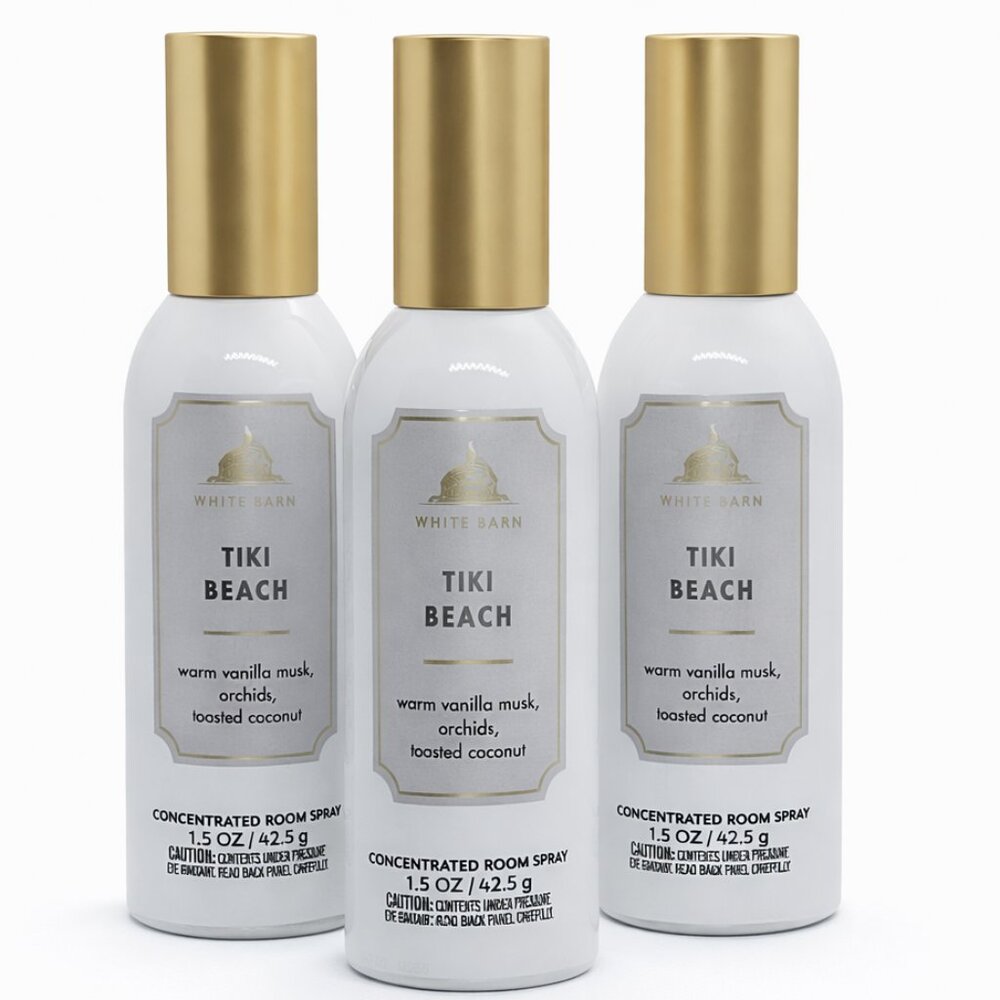 Bath & Body Works 3Pack TIKI BEACH Room Spray